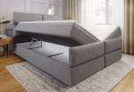 Čalouněná postel boxspring MULEN + vrchní matrace