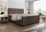 Čalouněná postel boxspring PALMA + vrchní matrace