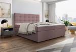 Čalouněná postel boxspring PALMA + vrchní matrace