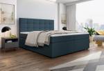 Čalouněná postel boxspring PALMA + topper