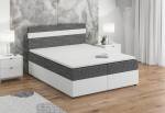 Čalouněná postel boxspring MODENA + vrchní matrace