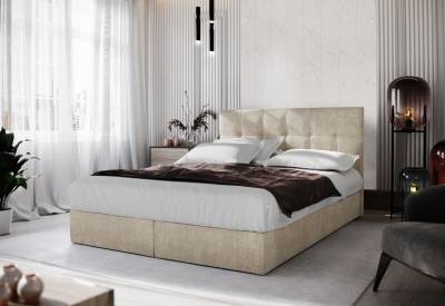 Čalouněná postel boxspring PORIO