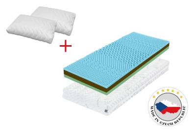 Pěnová matrace VISCO XXL + polštář ZDARMA