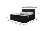 Čalouněná postel boxspring TYP 57