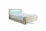 Čalouněná postel boxspring LOZE 3