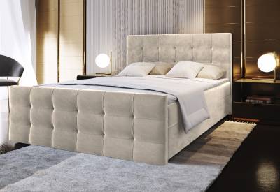 Čalouněná postel boxspring AMON