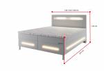 Čalouněná postel boxspring BENZ