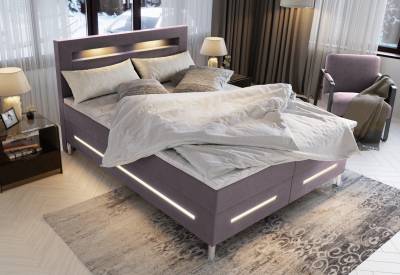 Čalouněná postel boxspring BENZ