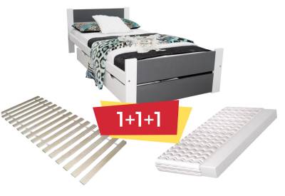 Postel LEA + matrace + rošt ZDARMA