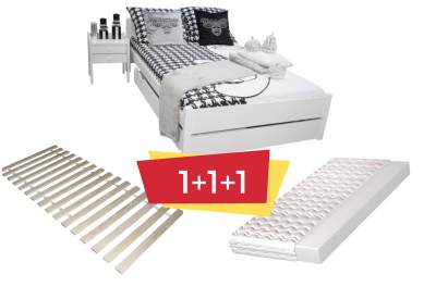 Postel POLA + matrace + rošt ZDARMA