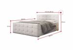 Čalouněná postel boxspring TRENTO