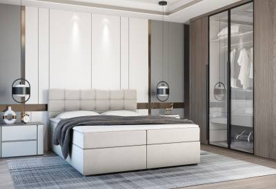 Čalouněná postel boxspring RIVA
