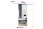 Posuvné dveře se zrcadlem MIRROR 2