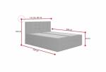 Čalouněná postel boxspring IMOLA