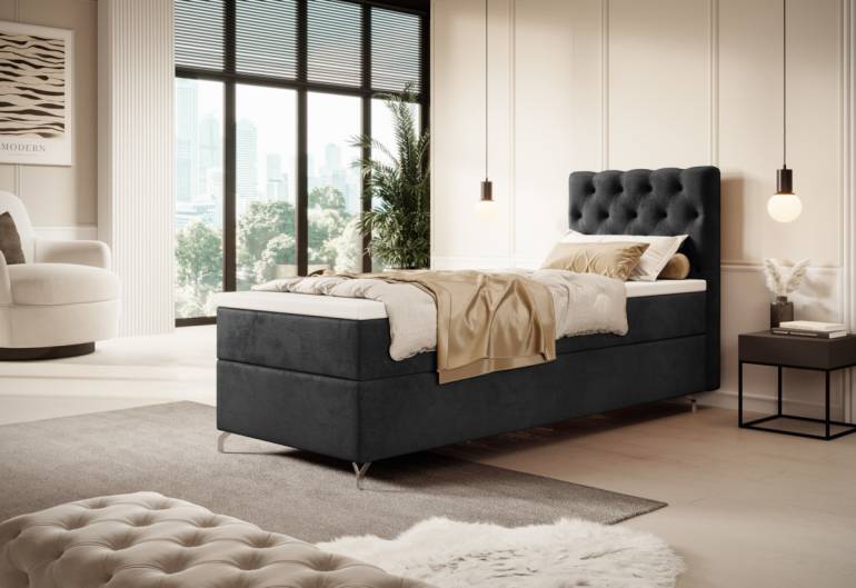 Čalouněná postel boxspring CHESTER