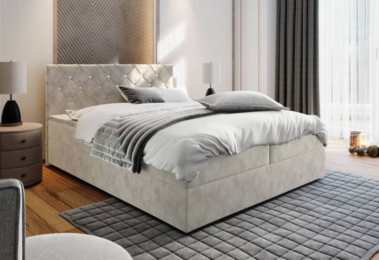 Čalouněná postel boxspring RIVA