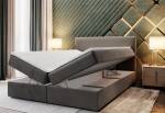 Čalouněná boxspring postel LENTE