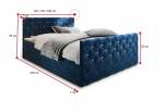 Čalouněná postel boxspring MANDI