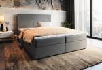 Čalouněná boxspring postel MADO