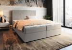 Čalouněná boxspring postel MADO