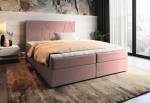 Čalouněná boxspring postel MADO