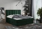 Čalouněná boxspring postel VOXI