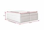 Čalouněná postel boxspring TYP 60