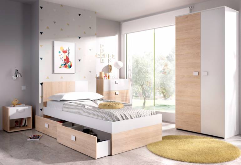 Dětská postel s úložným prostorem CAMA