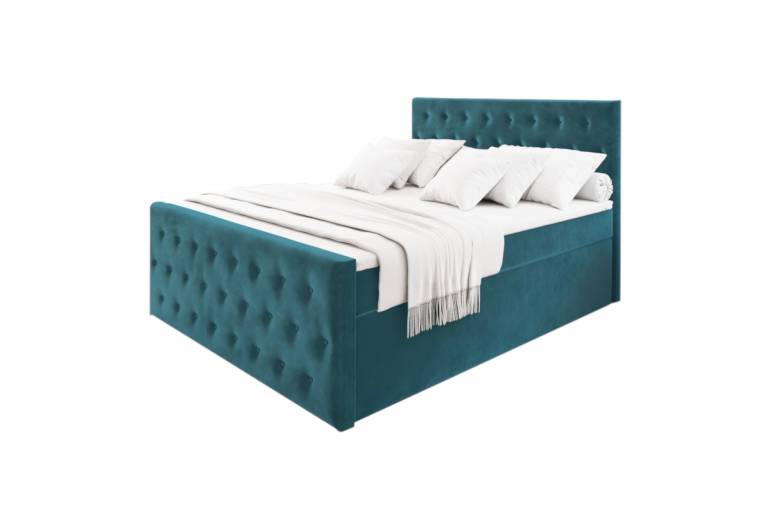 Čalouněná postel boxspring FONDI - VÝPRODEJ č. 2497