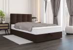 Jednolůžková čalouněná postel boxspring DUO P