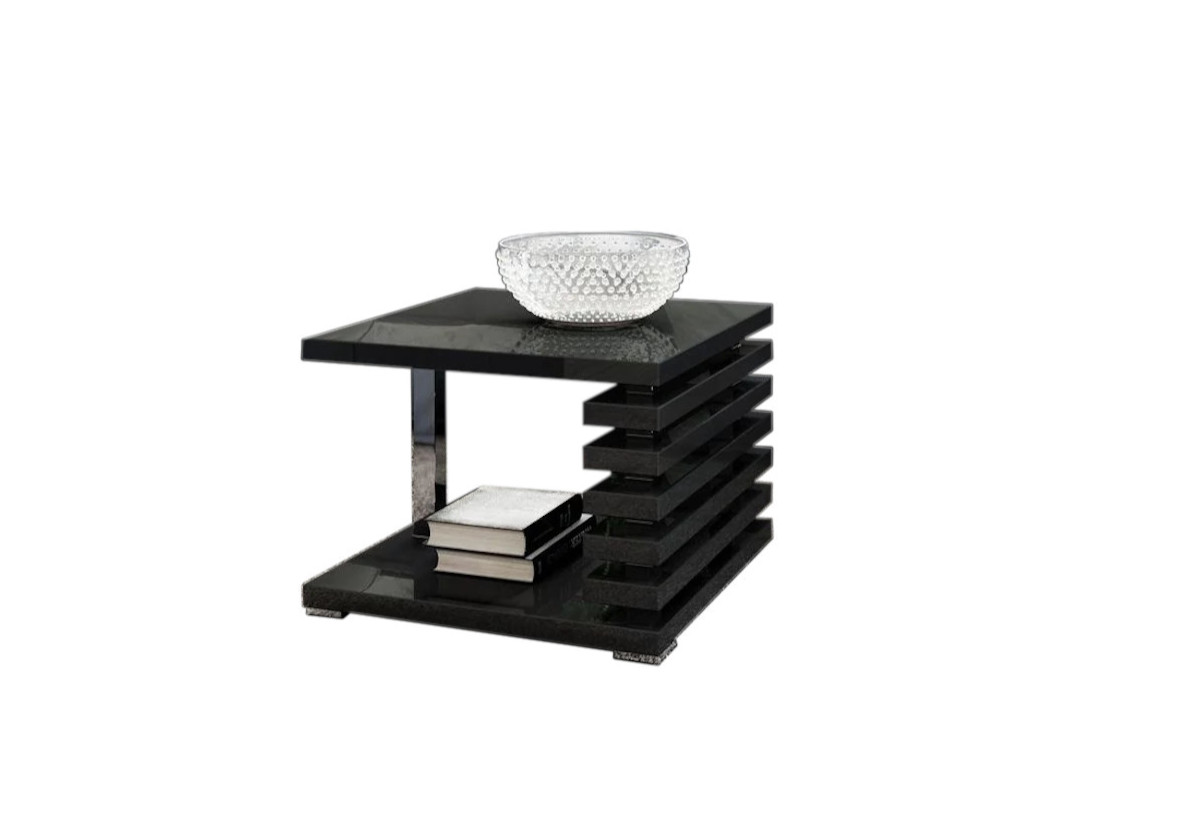 Supermobel Konferenční stolek KYOTO, 60x44x60, černý lesk