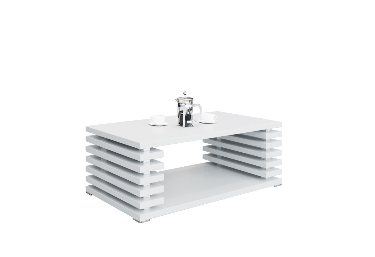 Supermobel Konferenční stolek PORTO, 120x44x60, bílý