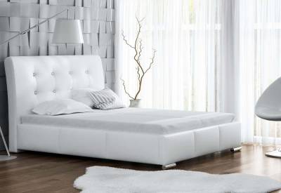 Čalouněná postel VERONA + úložný prostor + rošt
