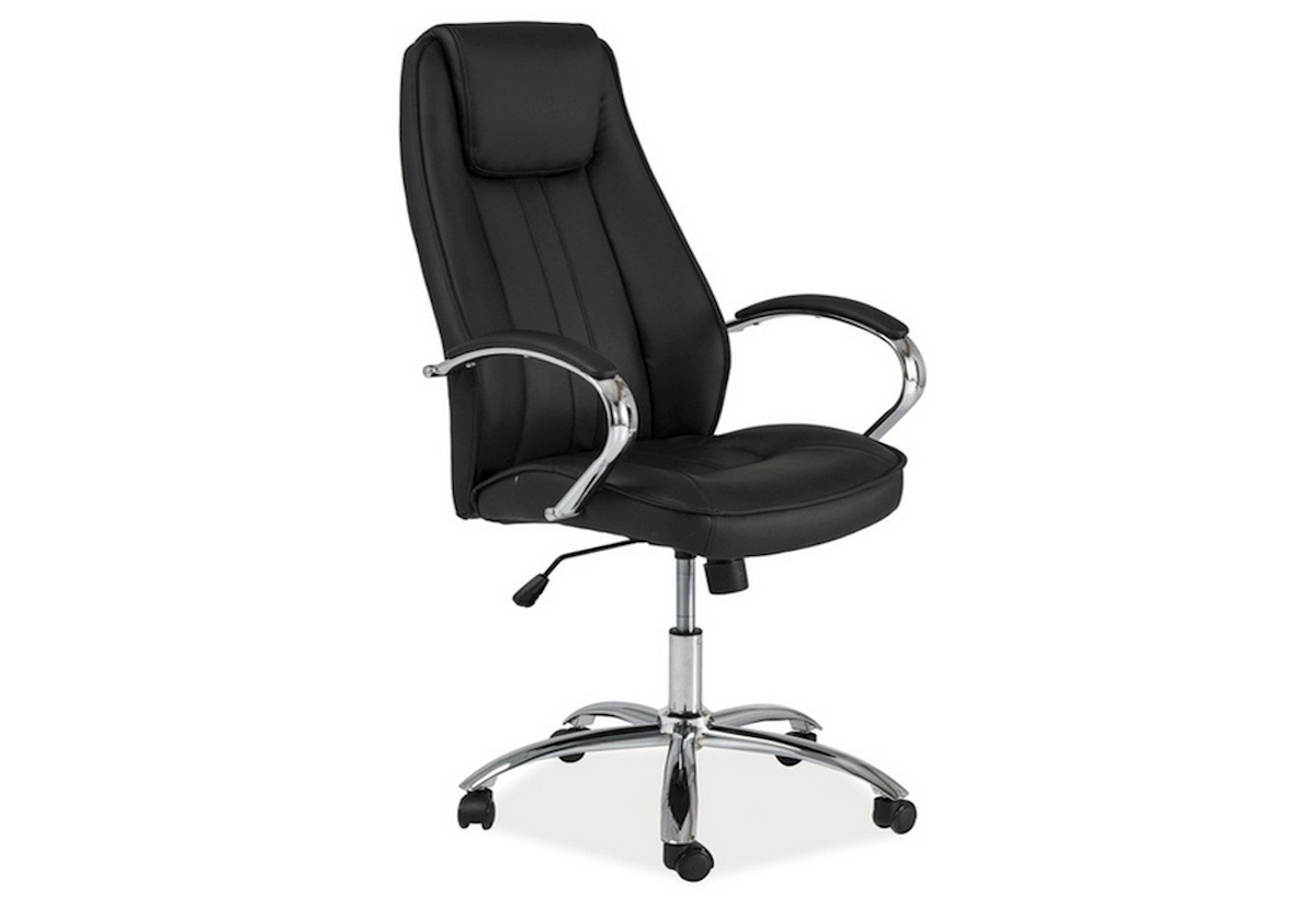 Supermobel Kancelářská židle Q-036, 117-127x61x53x45-55, černá
