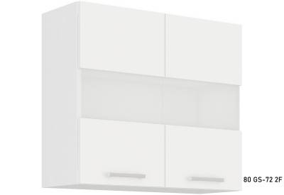 Kuchyňská skříňka horní prosklená EKO WHITE