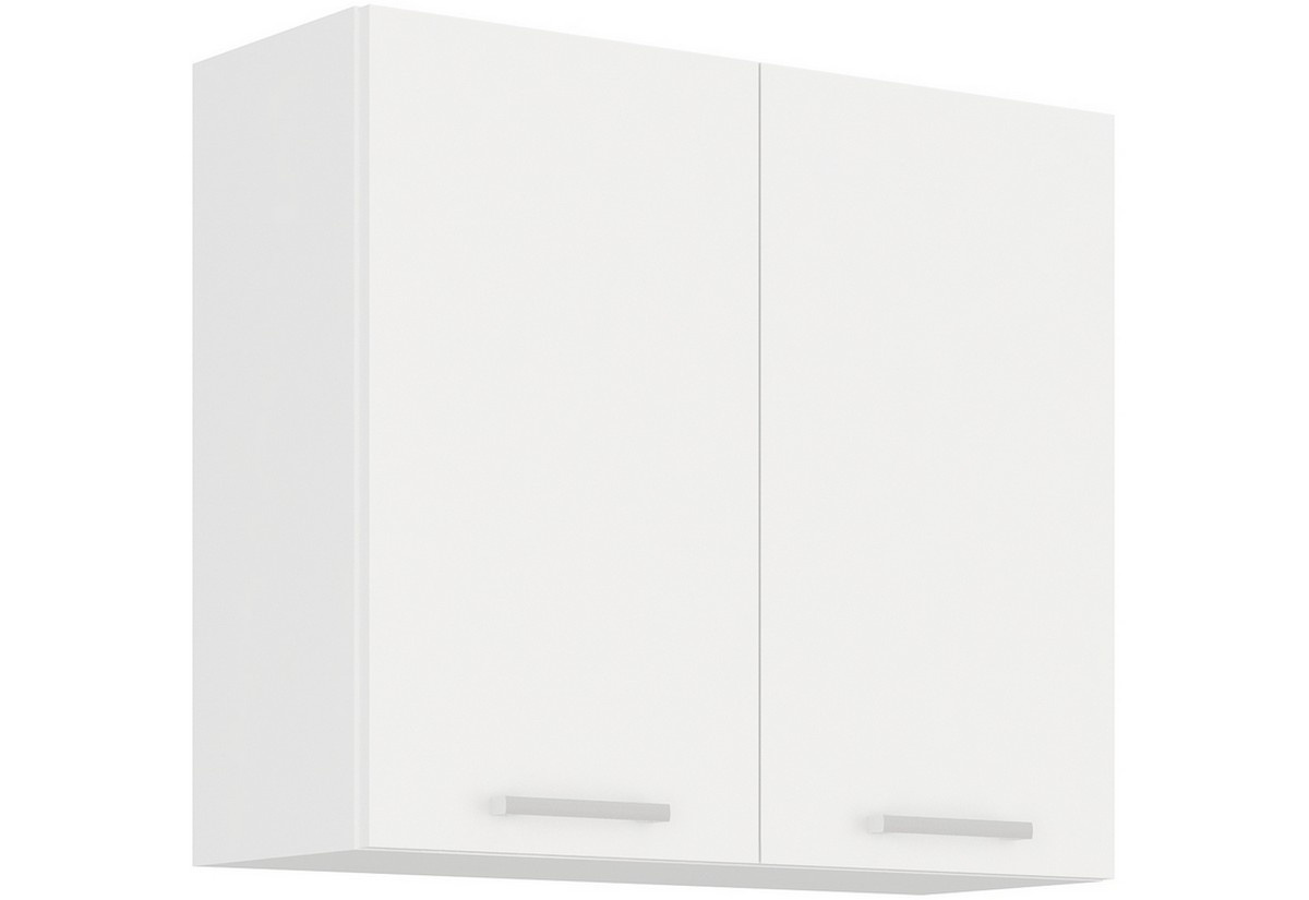 Supermobel Kuchyňská skříňka horní dvoudveřová EKO WHITE 80 G-72 2F, 80x71,5x31, bílá
