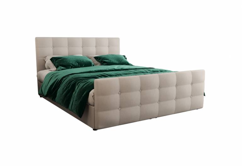 Čalouněná postel boxspring KAUR