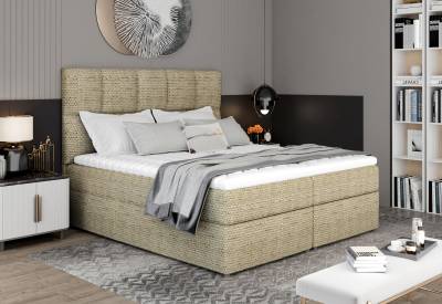 Čalouněná postel boxspring GLOSSY