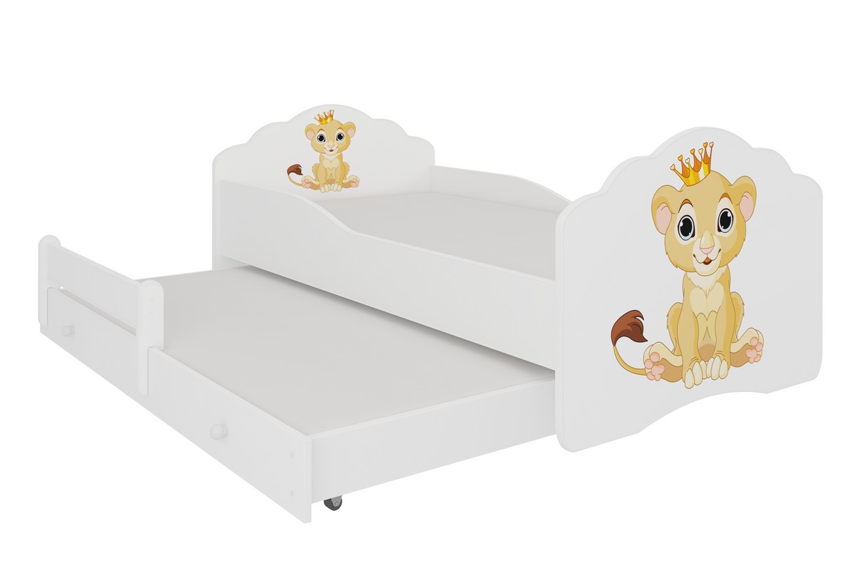 Supermobel Dětská postel CASIMO II, 80x160, vzor c2, lev