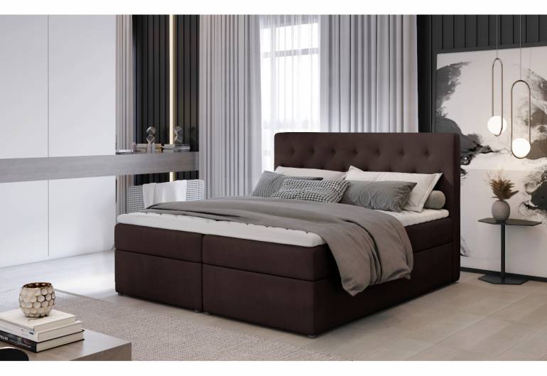 Čalouněná postel boxspring LOREE