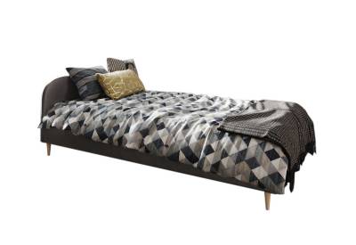 Jednolůžková čalouněná postel LOFT + rošt + matrace, 90x200
