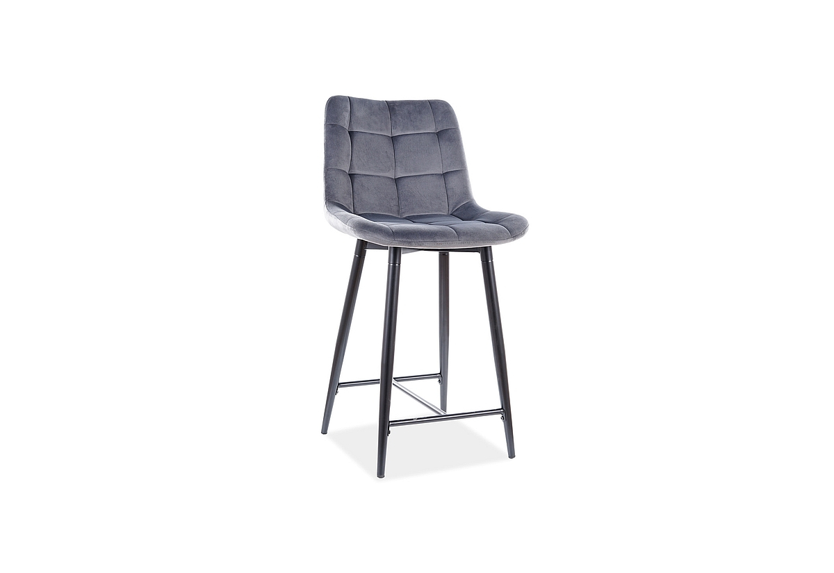 Supermobel Barová židle CHIC H-2 Velvet, 45x92x37 bluvel 14
