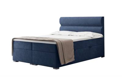 Čalouněná postel boxspring VERA + topper