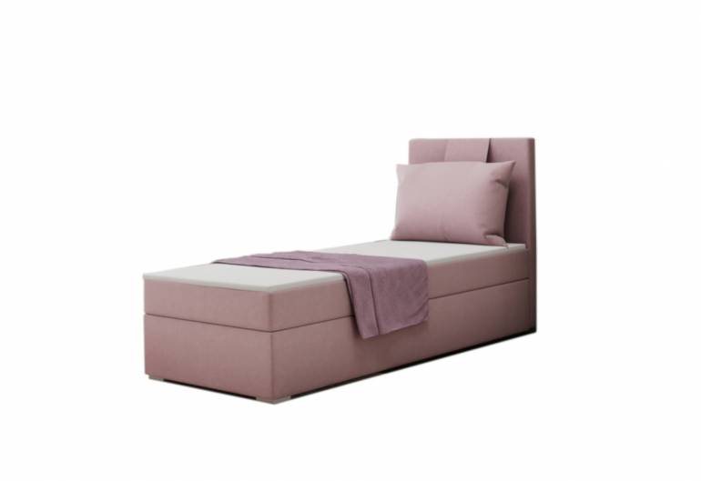 Čalouňěná postel boxspring AMANDA + topper