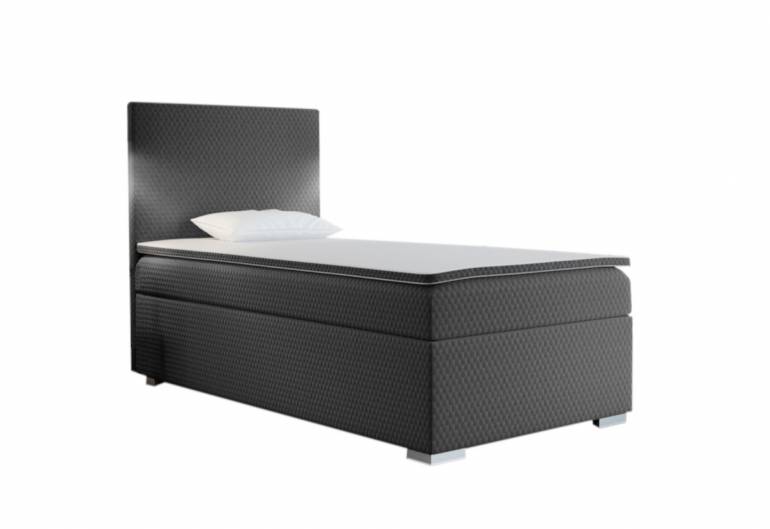 Čalouněná postel boxspring ICON + topper