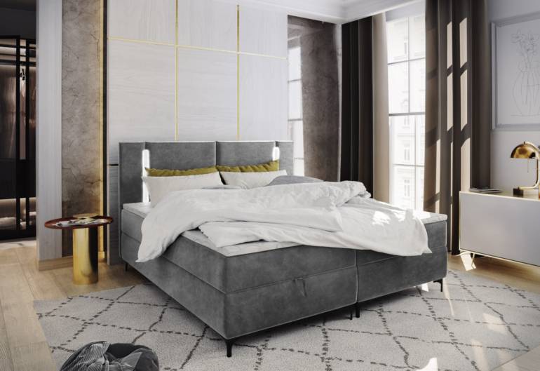 Čalouněná postel boxspring ALBA
