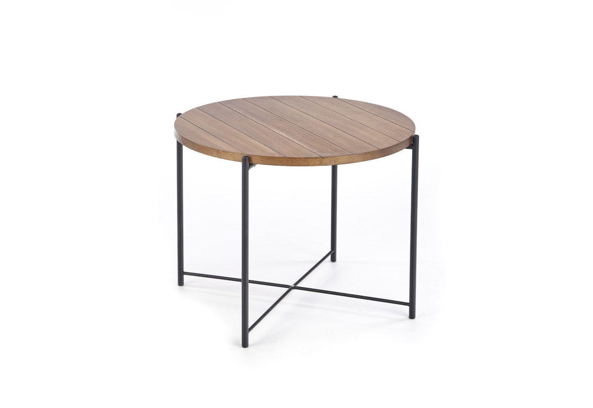 Supermobel Konferenční stolek TANAKA, 60x46x60, světlý ořech/černá