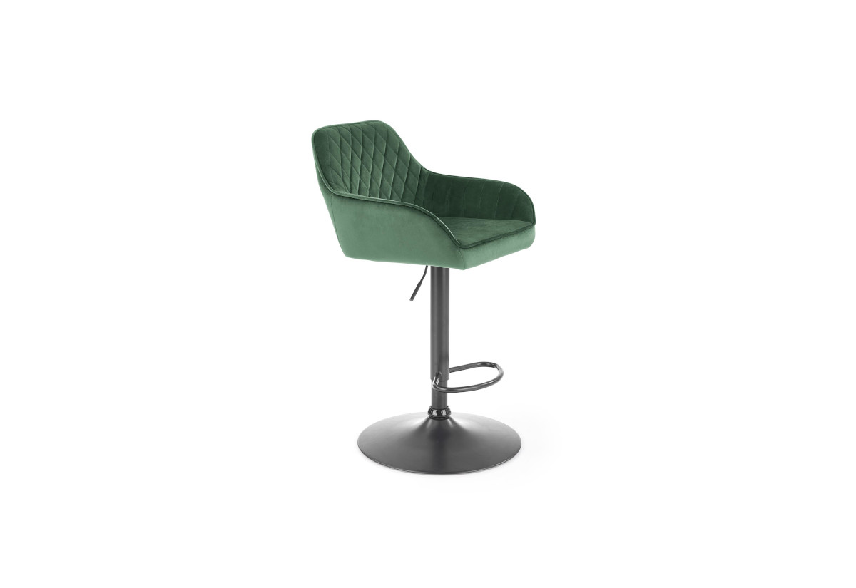 Supermobel Barová židle H103, 55x92-114x55, zelená