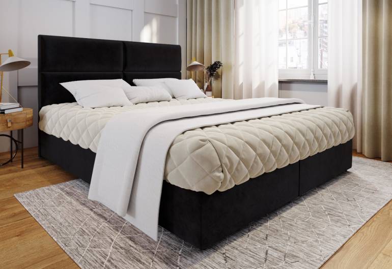 Čalouněná postel boxspring LONIS