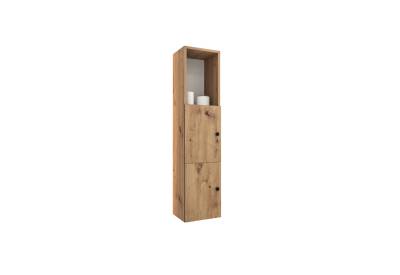 Koupelnová skříňka CARLOS 135, 30x135x30, dub artisan/černá